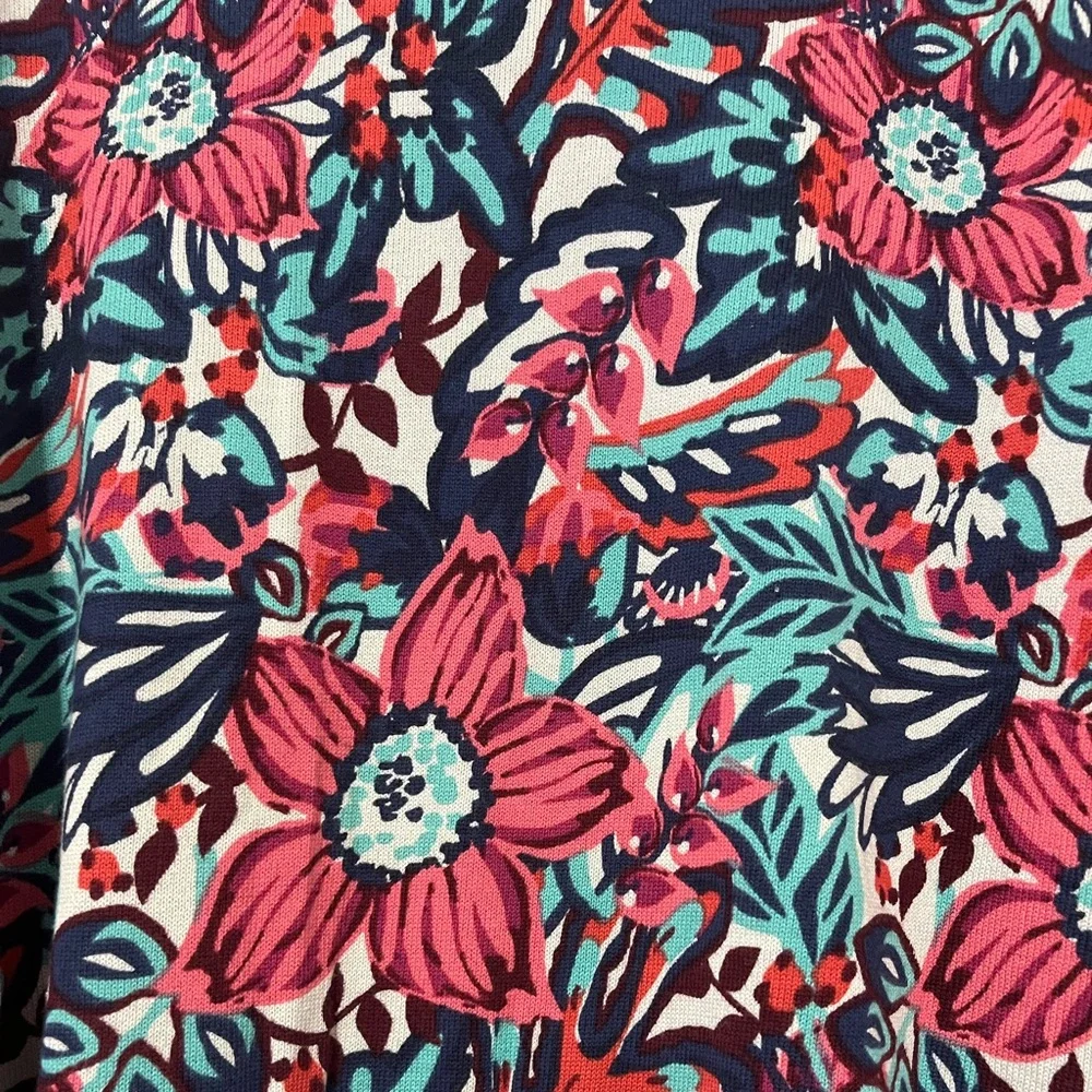 Appleseed’s Floral Cotton Cardigan NWT